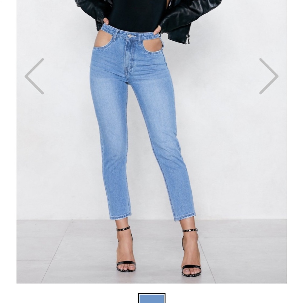 Sale - Momokrom sexy cut-out jeans